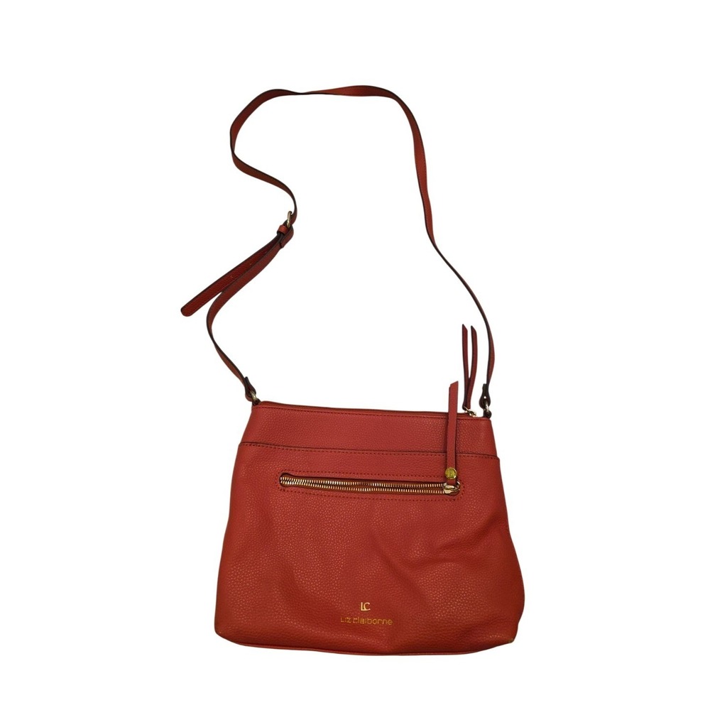 Vintage Liz Claiborne Pink Leather‎ Crossbody Bag Leather Co Small